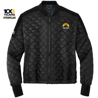 GOCMM7201BLK • Ladies' Black Quilted Jacket